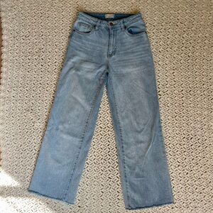 Oliver Logan High Rise Wide Leg Cropped Jeans